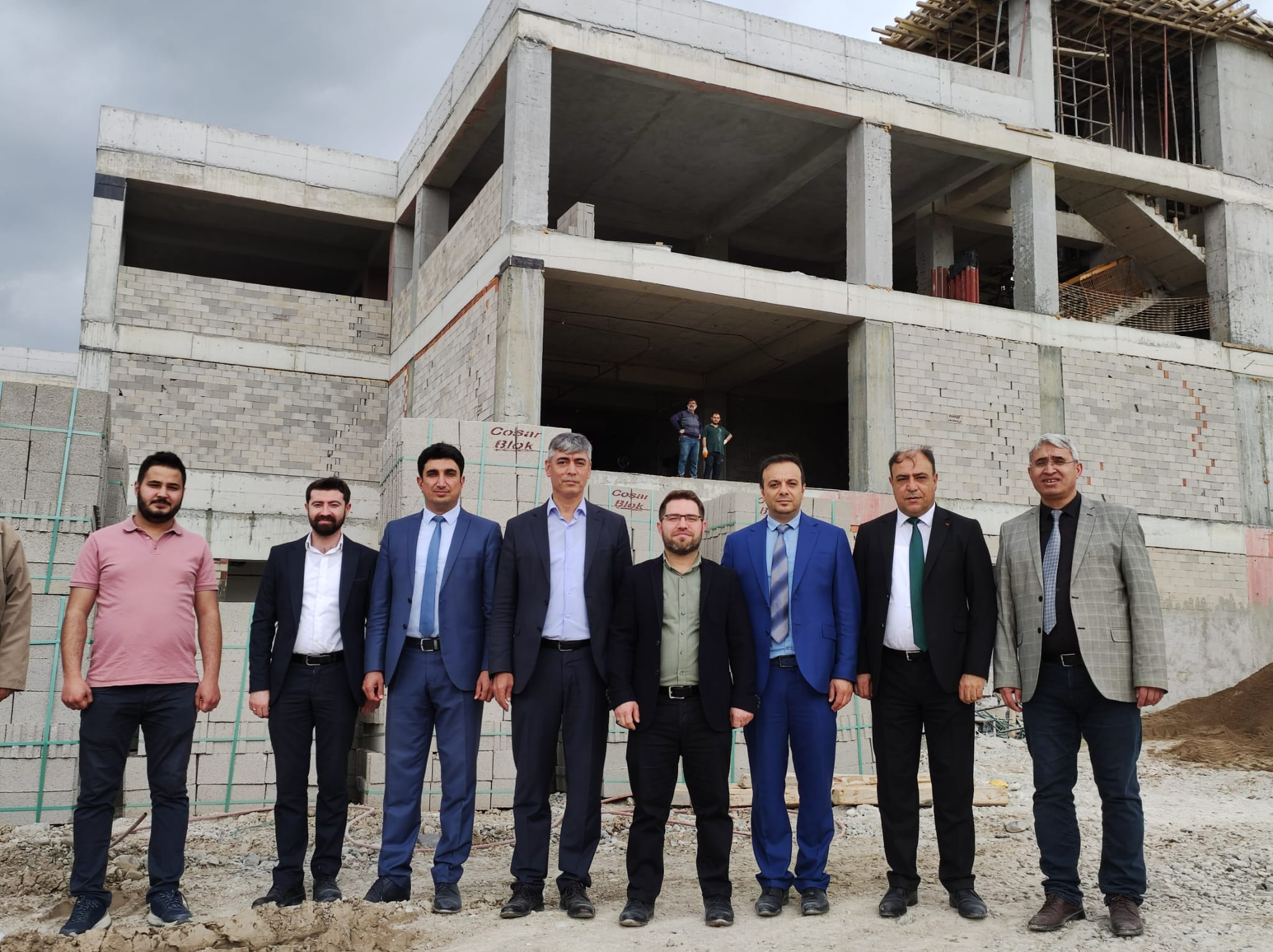 Ak Parti Yerköy İlçe Başkanı Hacı Dereli ve yönetim kurulu