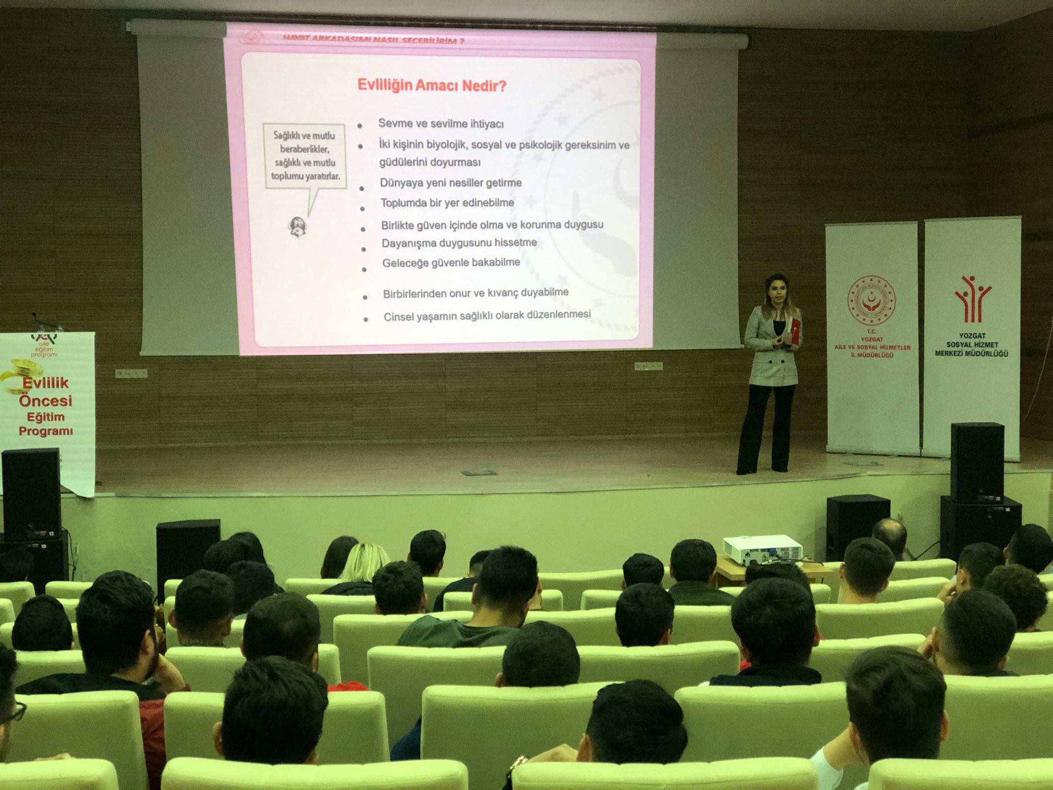 Yozgat Sosyal Hizmet Merkezi Müdürlüğü meslek elemanları Sosyolog Merve Er