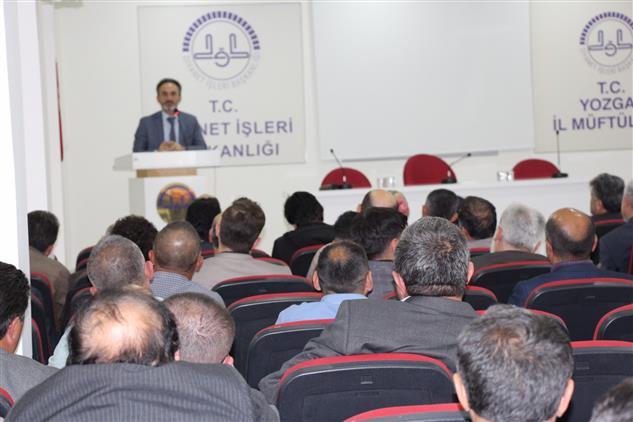 Yozgat İl Müftülüğü tarafından düzenlenen Mayıs ayı personel toplantısı, İl
