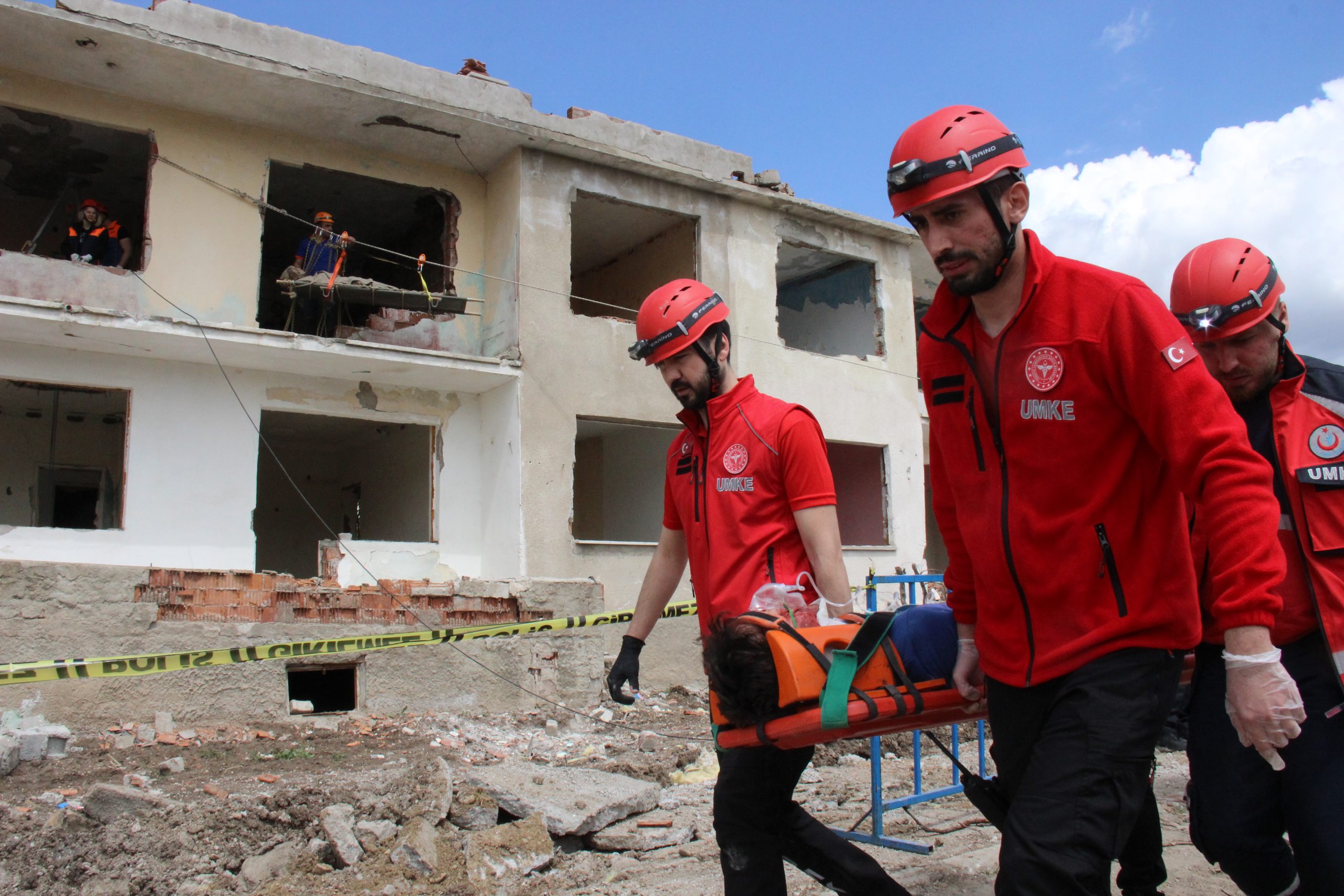 Yozgat’ta Türkiye Afet Müdahale Planı (TAMP) kapsamında deprem ve yangın