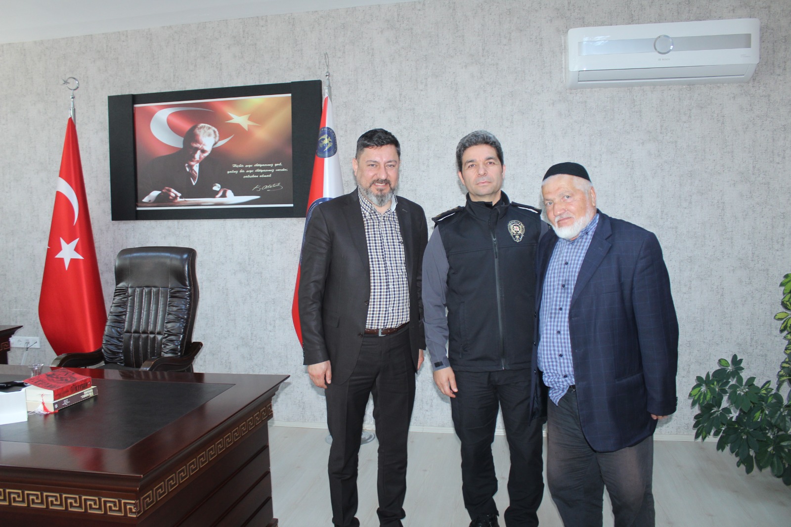 Yozgat Emlakçılar Dernek Odası Başkanı Asım Çelikel, Polis Meslek Eğitim