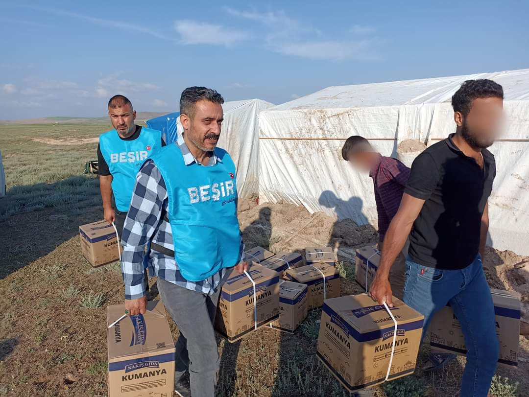 Boğazlıyan’ın Başhoroz Köyü’nde sel nedeniyle mağdur olan mevsimlik tarım işçilerine