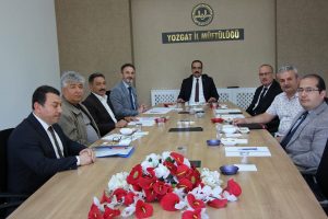 2022 Yılı il Kurban Hizmetleri Komisyon toplantısı Müftülük toplantı salonunda