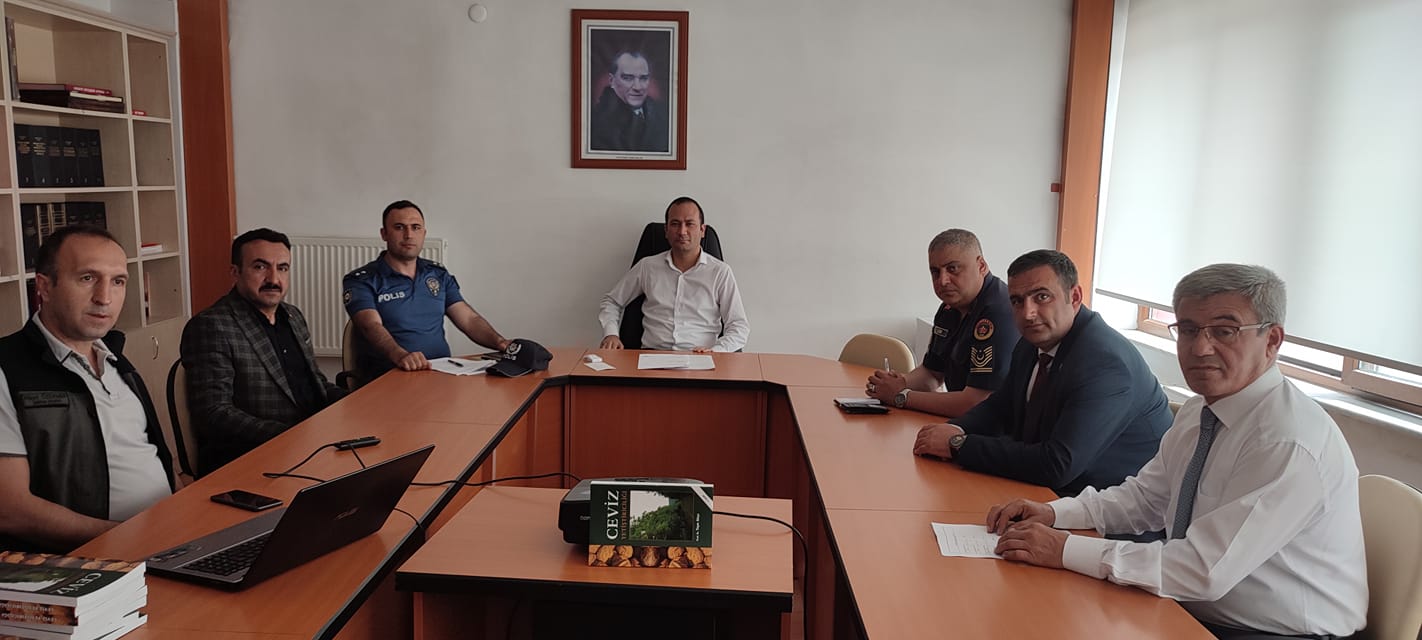 Akdağmadeni İlçesinde Orman Yangınları ile Mücadele Komisyon Toplantısı yapıldı.
