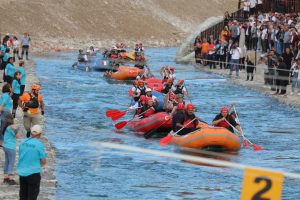 Yozgat'ın Çekerek İlçesinde ilk kez düzenlenen Uluslararası Rafting Türkiye Grand