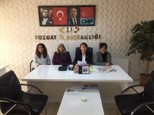 CHP Yozgat Kadın Kolları Baskanı Şule Boztepe, kadına yönelik şiddet