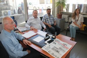 Yozgat Demokrat Dernekler Federasyonu Genel Başkanı Mesut İbiş, Gazetemizi ziyaret
