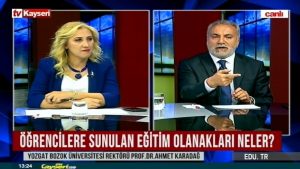 Yozgat Bozok Üniversitesi Rektörü Prof. Dr. Ahmet Karadağ , TV