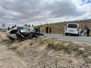 Yozgat’ta meydana gelen trafik kazasında iki araç çarpıştı, kazada 2
