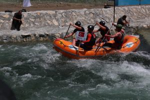 Yozgat'ın Çekerek İlçesinde Uluslararası Rafting Türkiye Grand Prix yarışması açılışı