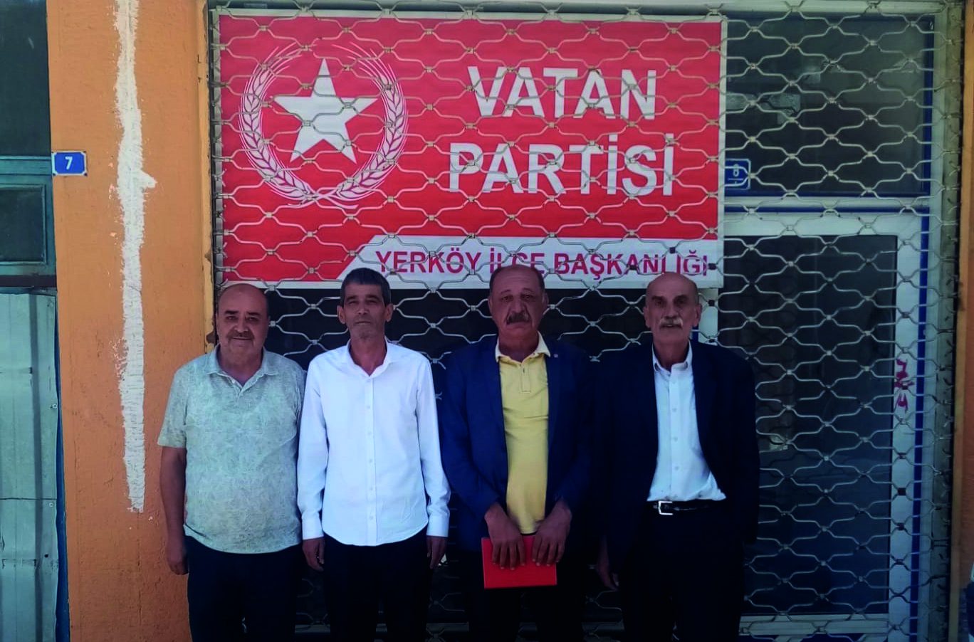 Vatan Partisi Yozgat İl Başkanı Orhan Nuri Korkmaz, Yerköy İlçe