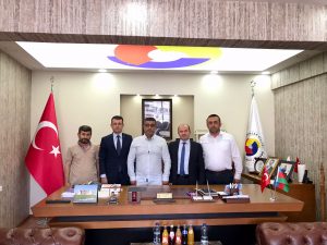 Yozgat Defterdarı Yüksel Enoğlu, beraberinde Yozgat Vergi Dairesi Müdürü Hakan