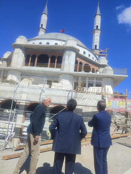 Yozgat İl Müftüsü Ali Gülden, Çekerek’ te yapımı devam eden