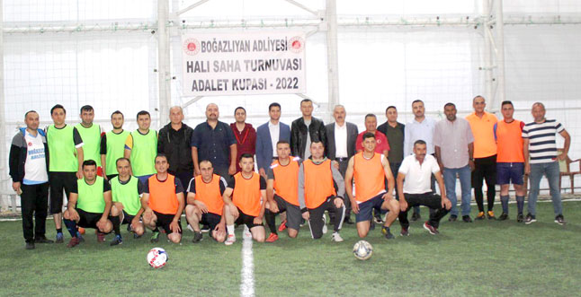 Boğazlıyan Cumhuriyet Başsavcılığı’nca düzenlenen, “Adalet Kupası 2022” isimli Halı Saha