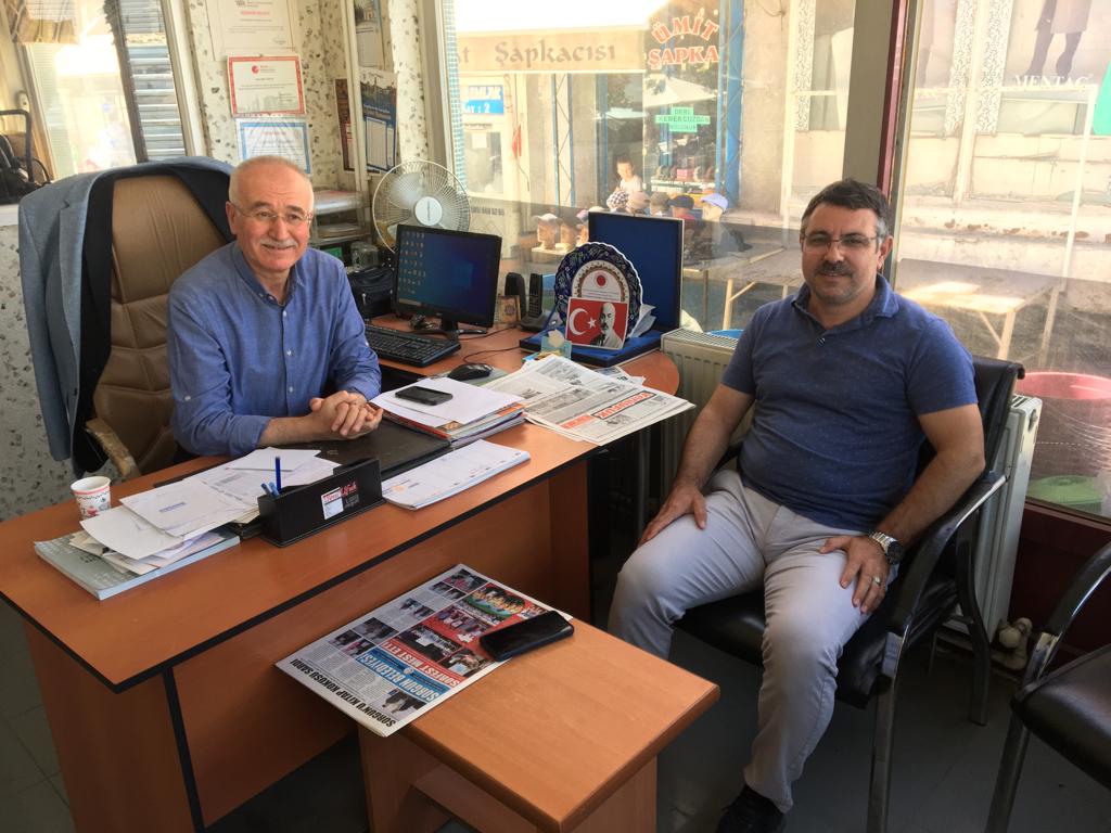 Hemşerimiz Avukat Fatih Arslan, gazetemize nezaket ziyaretinde bulundu. Bir süre