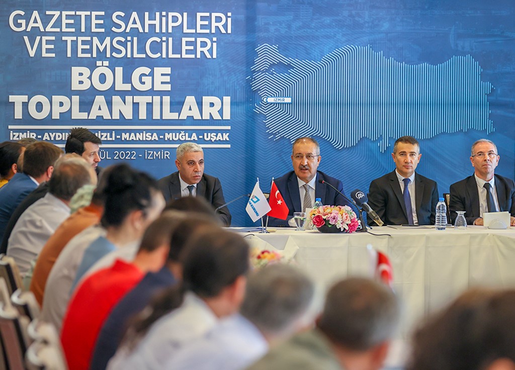 Gazete Sahipleri ve Temsilcileri Toplantılarının ikincisi BİK Genel Müdürü Cavit