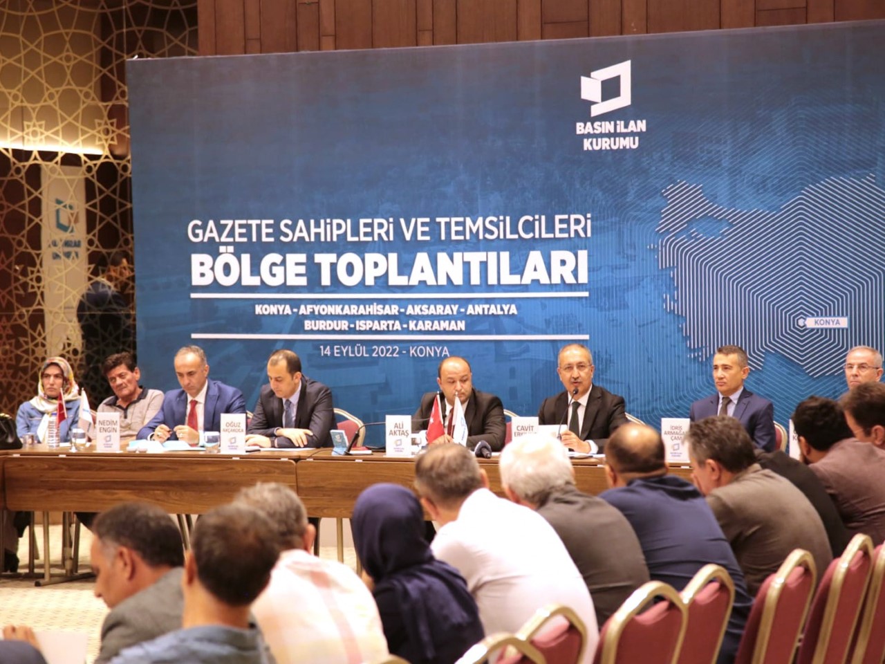 BİK Genel Müdürü Cavit Erkılınç, Gazete Sahipleri ve Temsilcileri Toplantısı