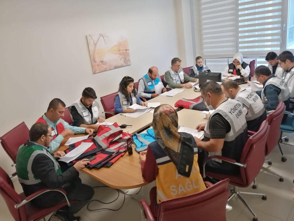 Boğazlıyan İlçe Devlet Hastanesi'nde Hastane Afet Planı (HAP) tatbikatı yapıldı.
