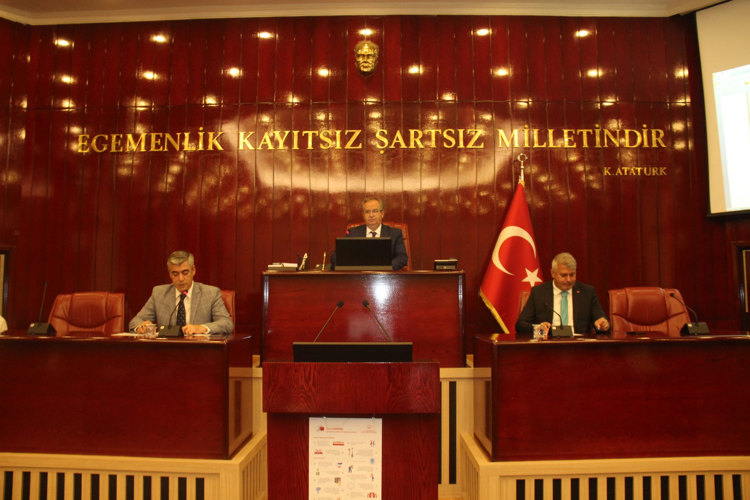 İl Genel Meclisi Eylül ayı ikinci bileşim toplantısında 3 gündem