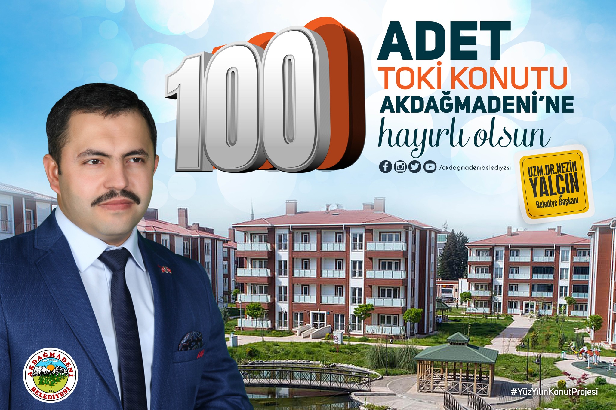 Akdağmadeni Belediye Başkanı Uz Dr Nezih Yalçın Cumhurbaşkanı Recep Tayyip