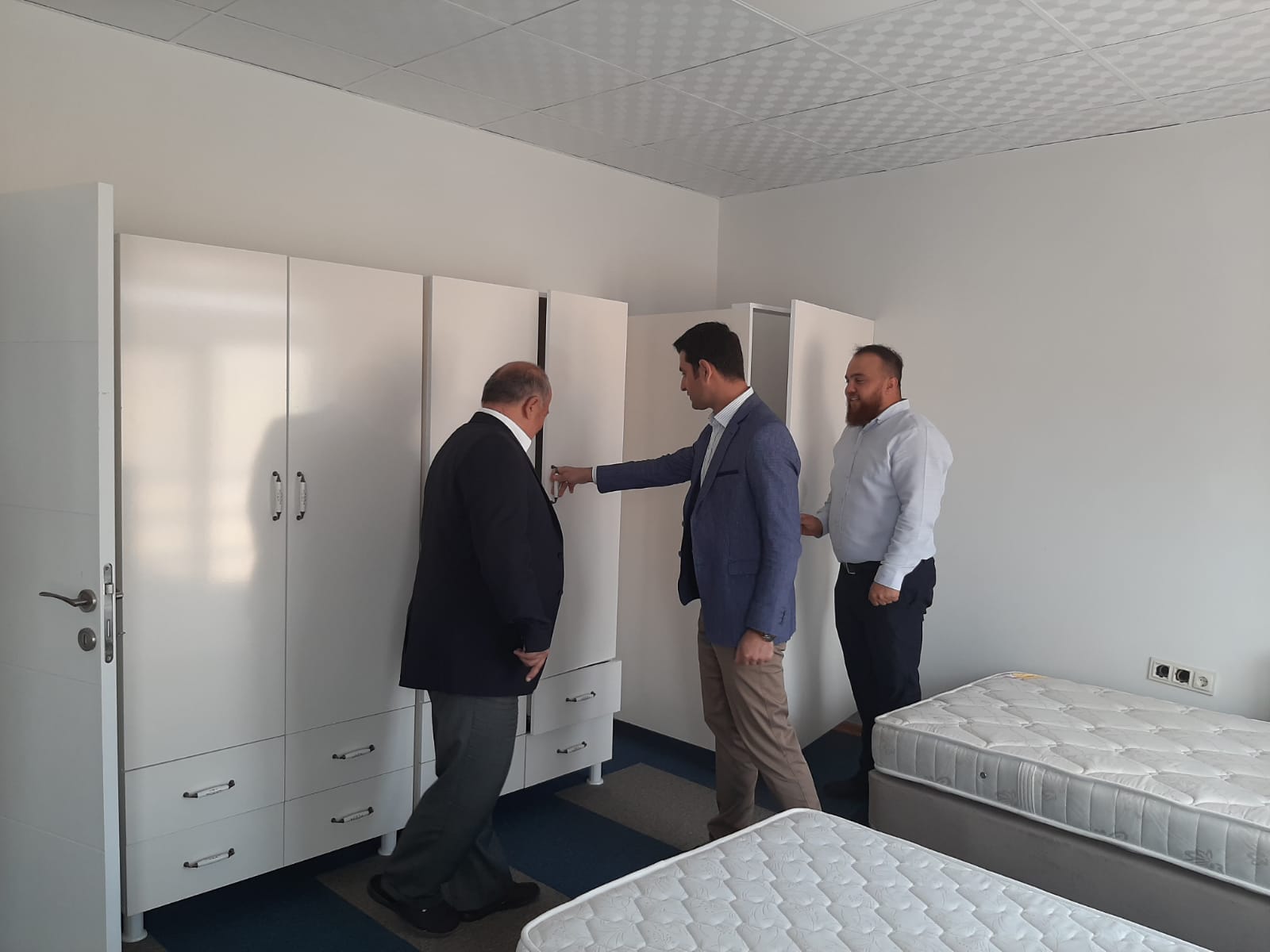 Boğazlıyan Kaymakamı Recep Aydın, İlçe Müftüsü Atıf Akşit ile birlikte