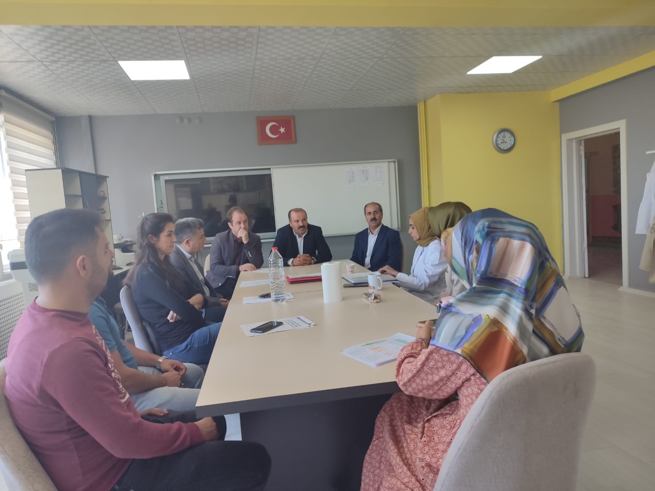 Saraykent İlçe Milli Eğitim Müdürü Ahmet Doğan okul ziyaretleri kapsamında