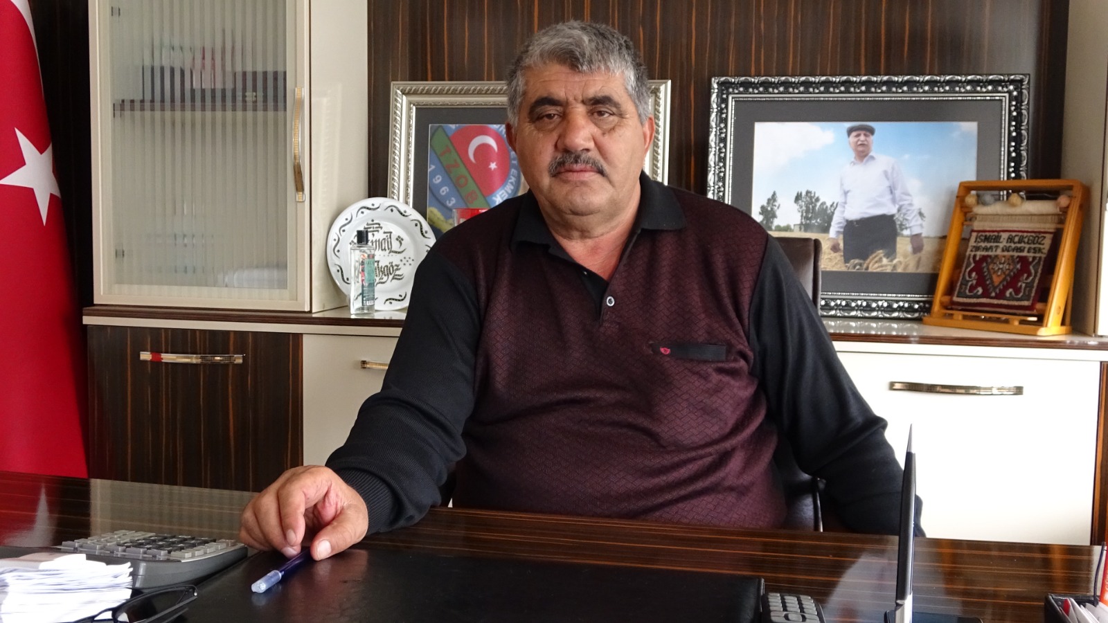 Yozgat Ziraat Odası Başkanı İsmail Açıkgöz çiftçilerin her yıl oda