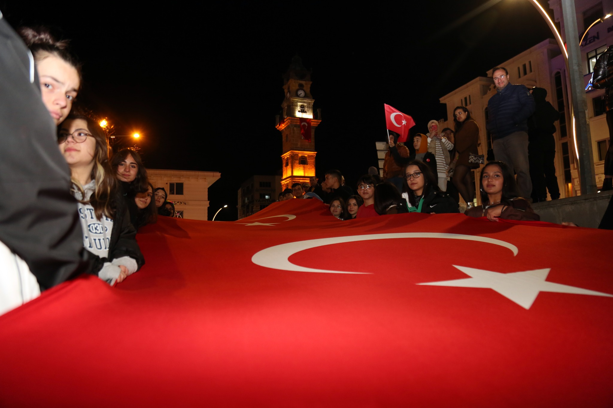 Yozgat'ta ‘29 Ekim Cumhuriyet Bayramı' kutlamaları çerçevesinde düzenlenen fener alayı