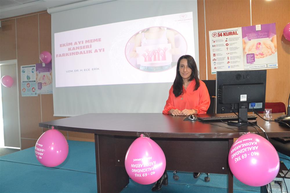 Yozgat İl Sağlık Müdürlüğü tarafından Meme Kanseri ile ilgili eğitim