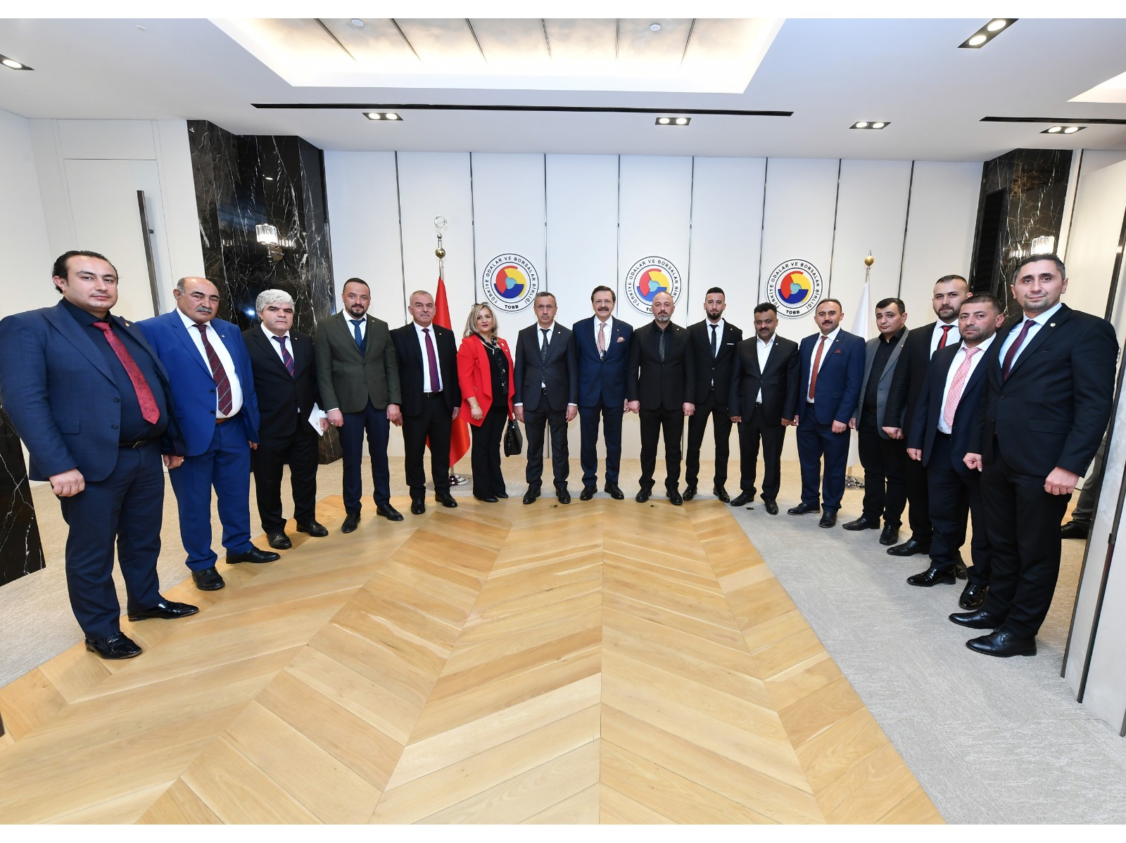 TSO Başkanı Arslan ve yönetiminden  Hisarcıklıoğlu’na ziyaret