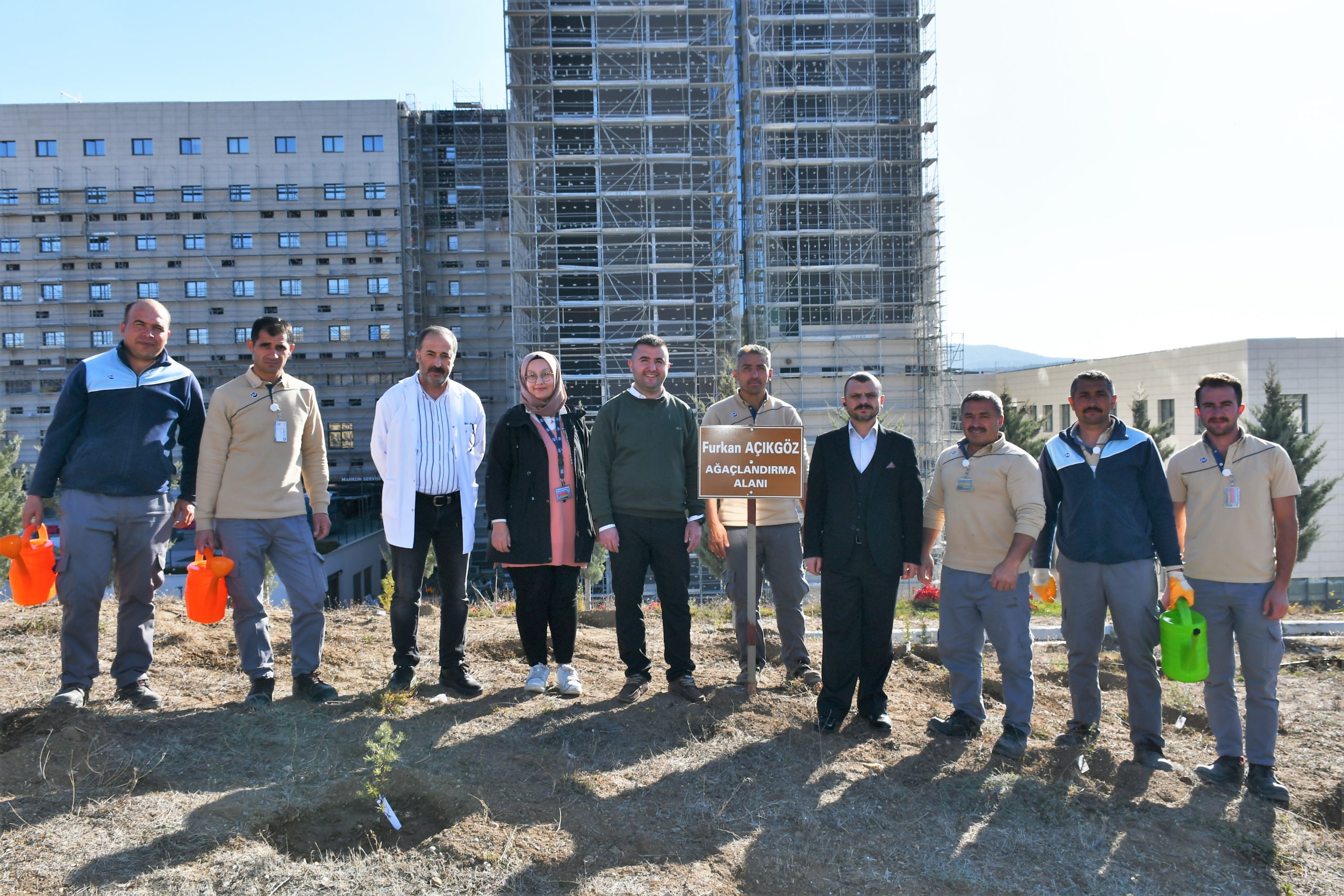 Yozgat Şehir Hastanesi’nde “11 Kasım Milli Ağaçlandırma Günü” dolayısıyla hastane