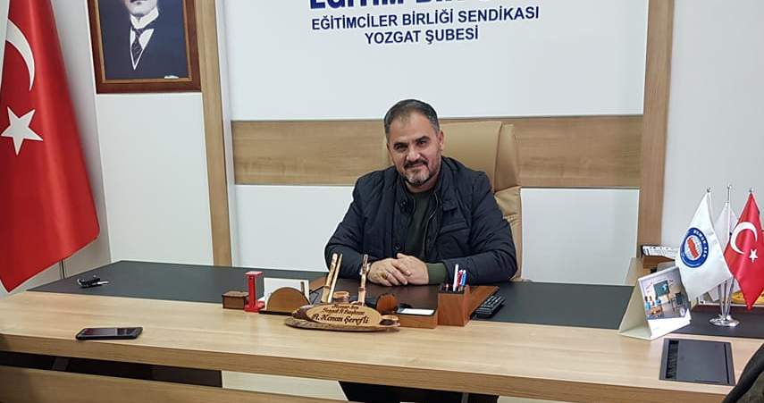 Memur Sen ve Eğitim Bir Sen Yozgat Şube Başkanı Kenan