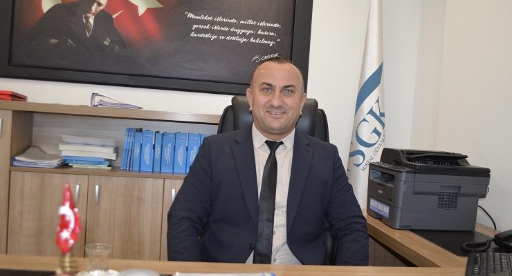 Boğazlıyan Sosyal Güvenlik Kurumu’na (SGK) Merkez Müdürü olarak atanan Süleyman