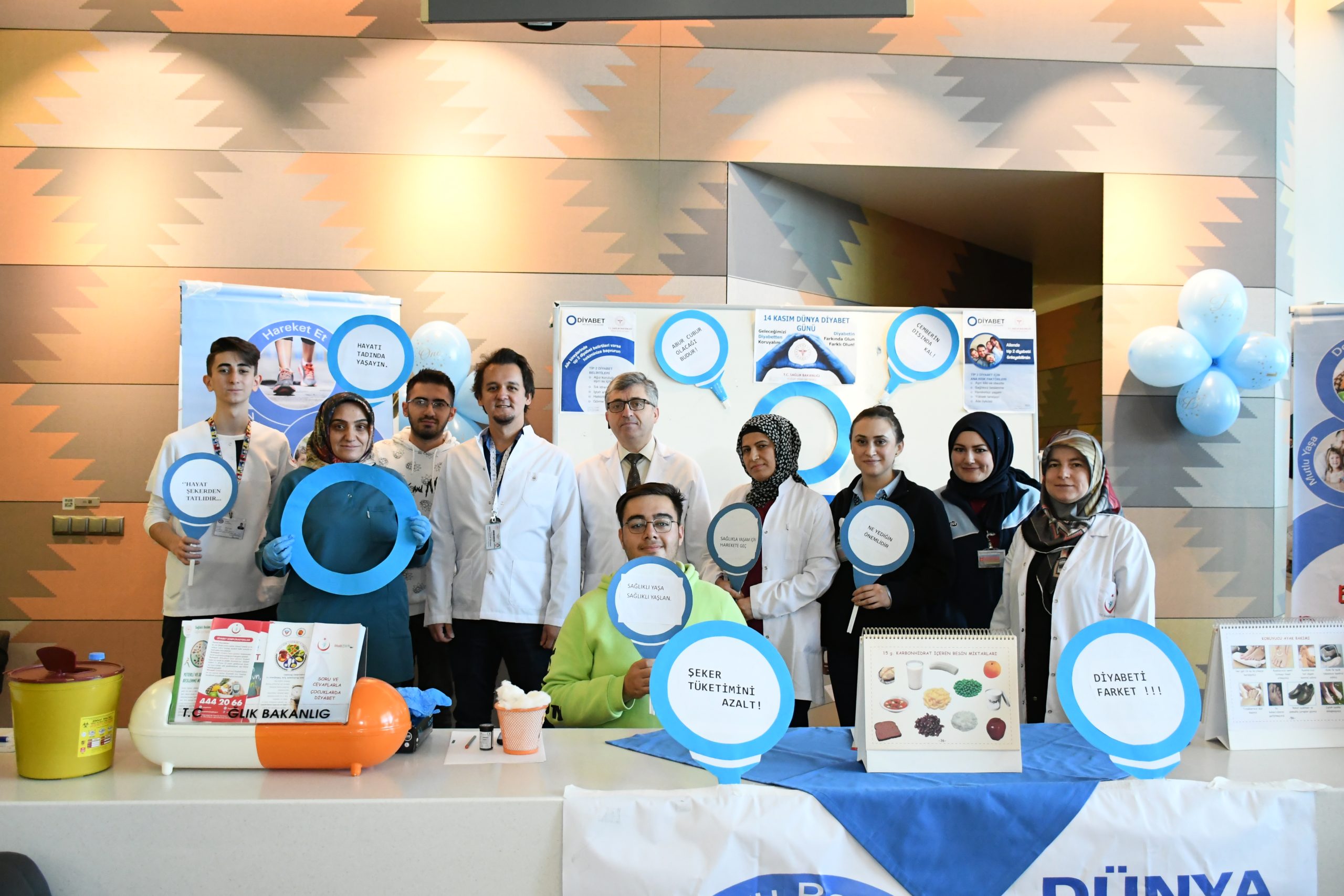 Yozgat Şehir Hastanesinde 14 Kasım Dünya Diyabet Günü dolayısıyla “doğru