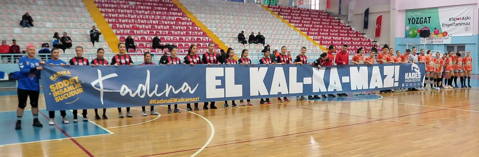 Hentbol Kadınlar Birinci Ligi A Grubunda mücadele eden Yozgat Aile