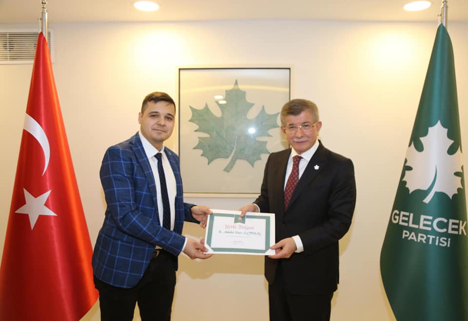 Gelecek Partisi Yozgat Gençlik Kolları İl Başkanı Onur Altınbek, partilerinin