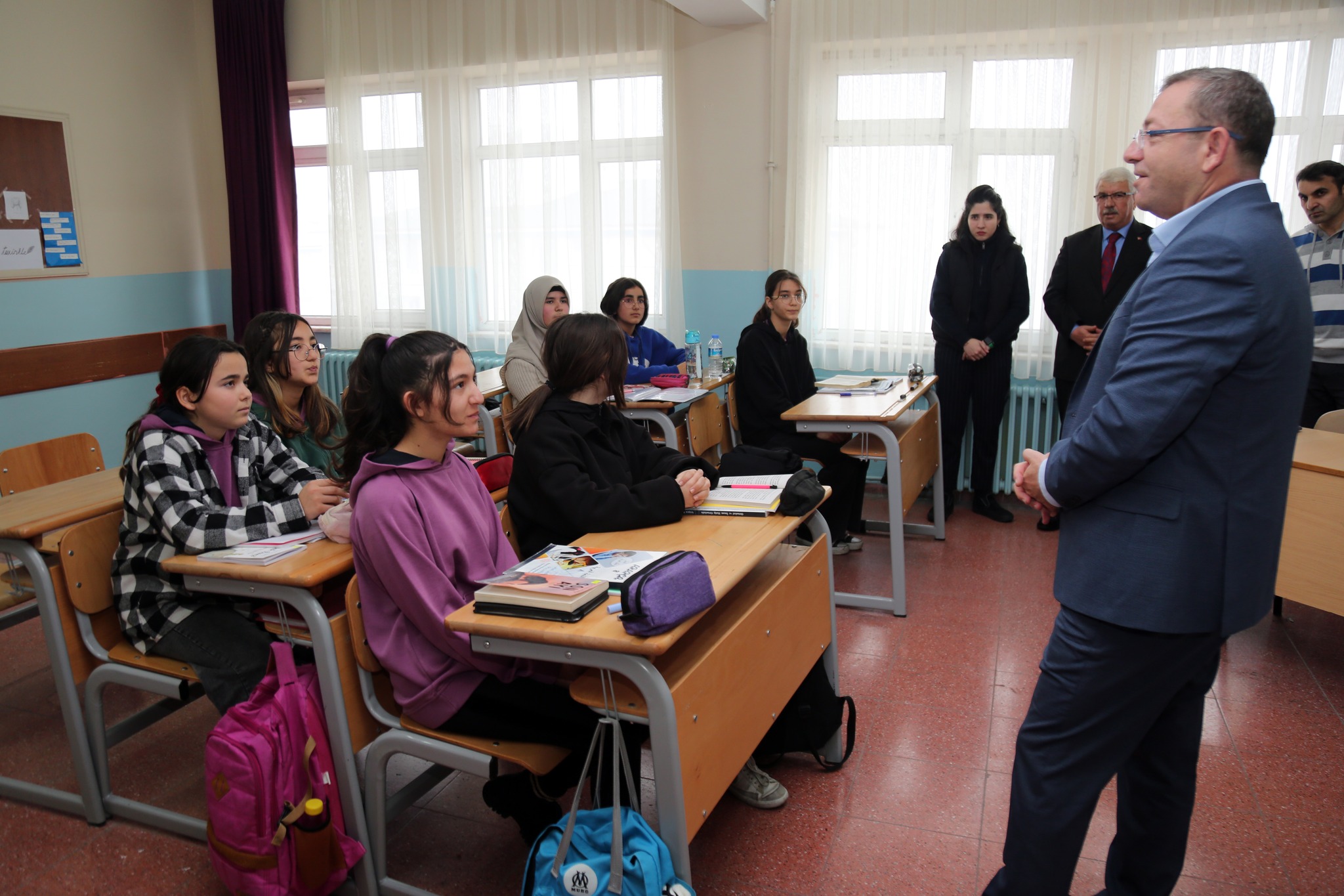 Yozgat Valisi Ziya Polat, İl Milli Eğitim Müdürü Yusuf Yazıcı