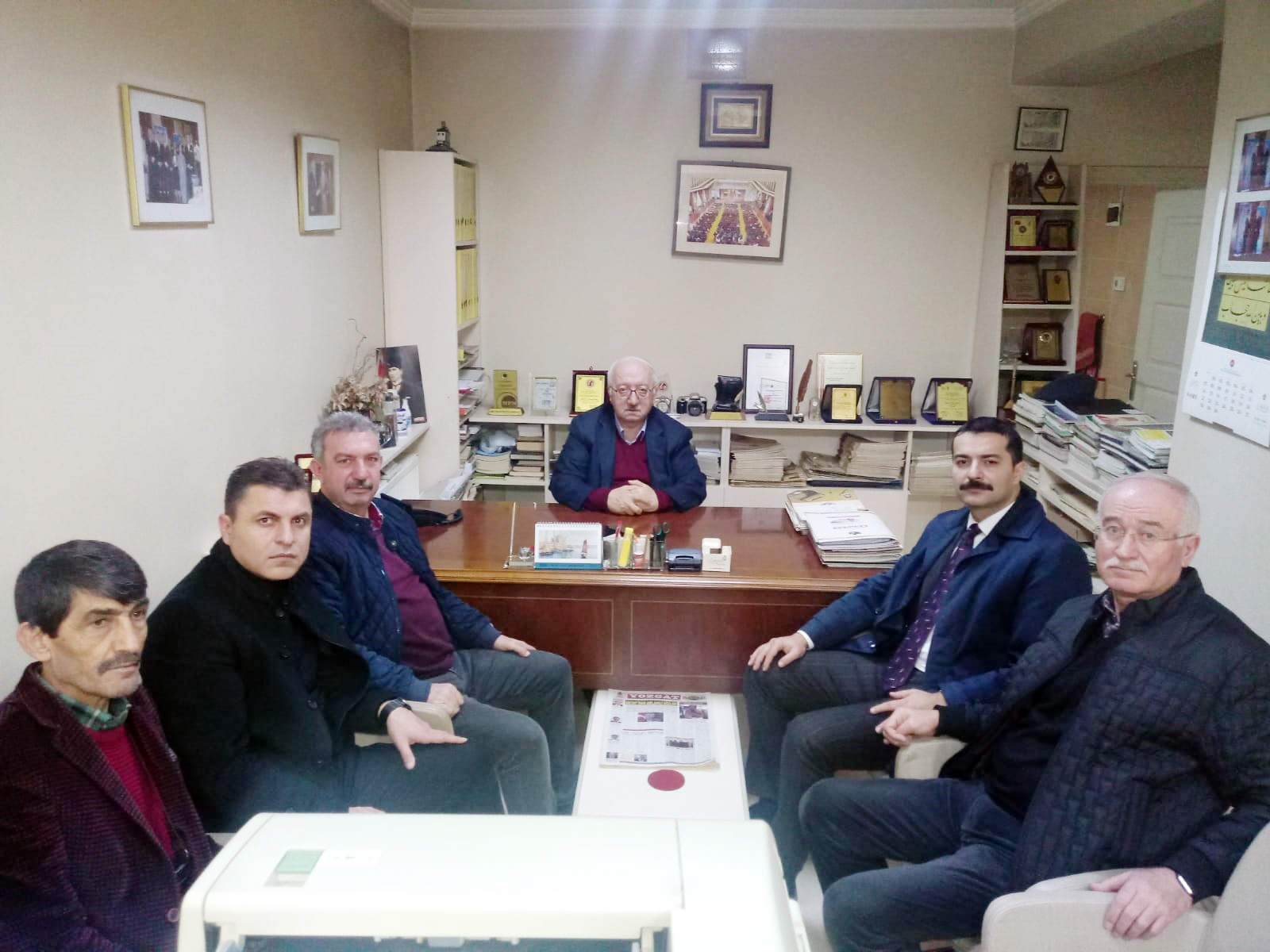 Yozgat Cumhuriyet Başsavcısı Recep Sevgili iadeyi ziyaretleri kapsamında Yozgat Gazeteciler