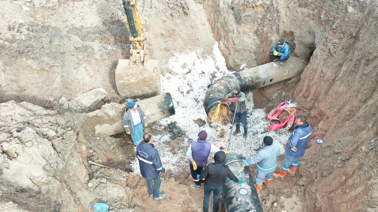 Yozgat Belediyesi tarafından, Arapseyfi Terfi Hattında bulunan yıllık 620 bin ton su kaçağı,