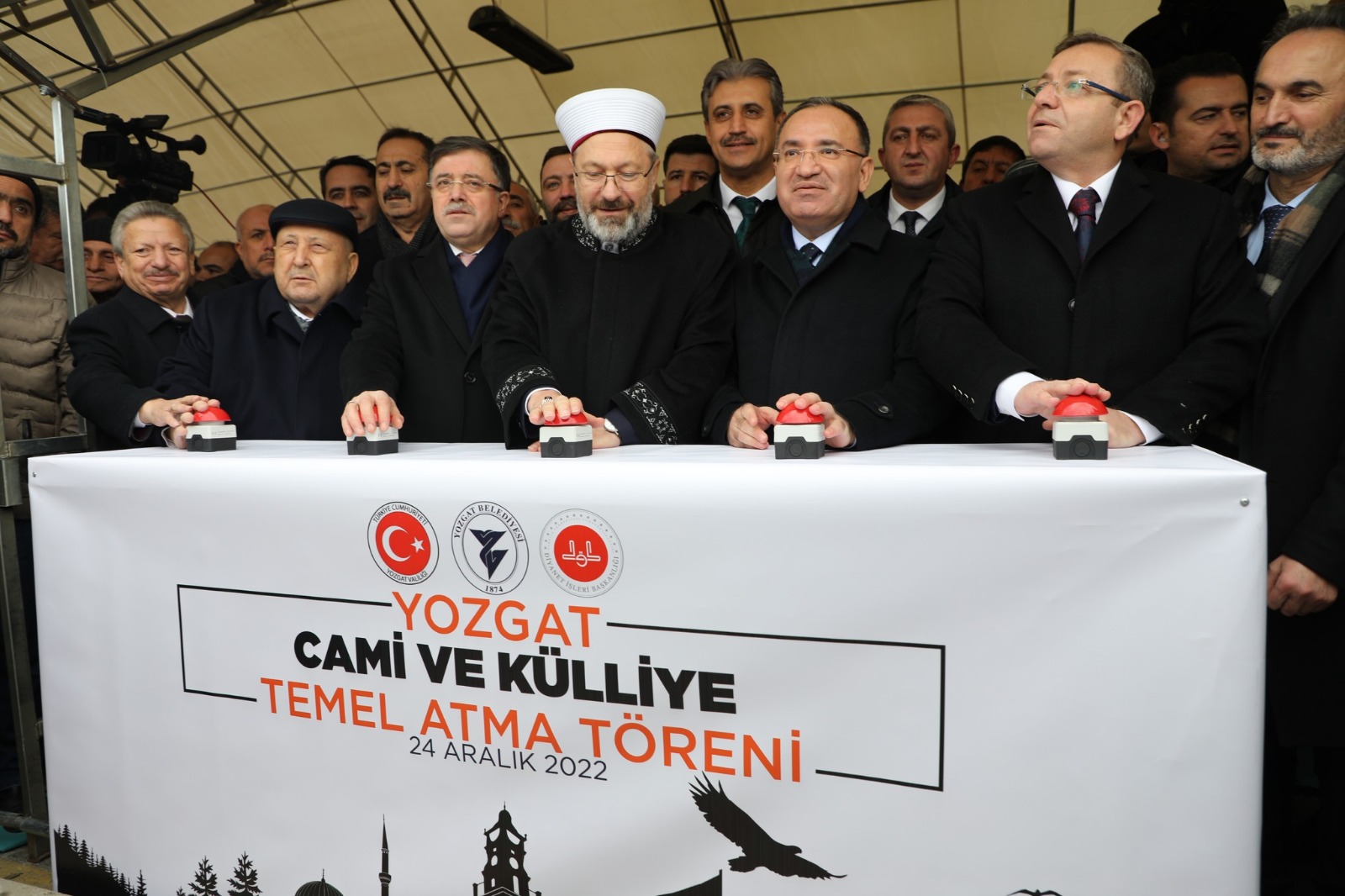 Yozgat’ta Şehir Hastanesi yanında bin kişilik Hazreti Ali Cami’nin temeli