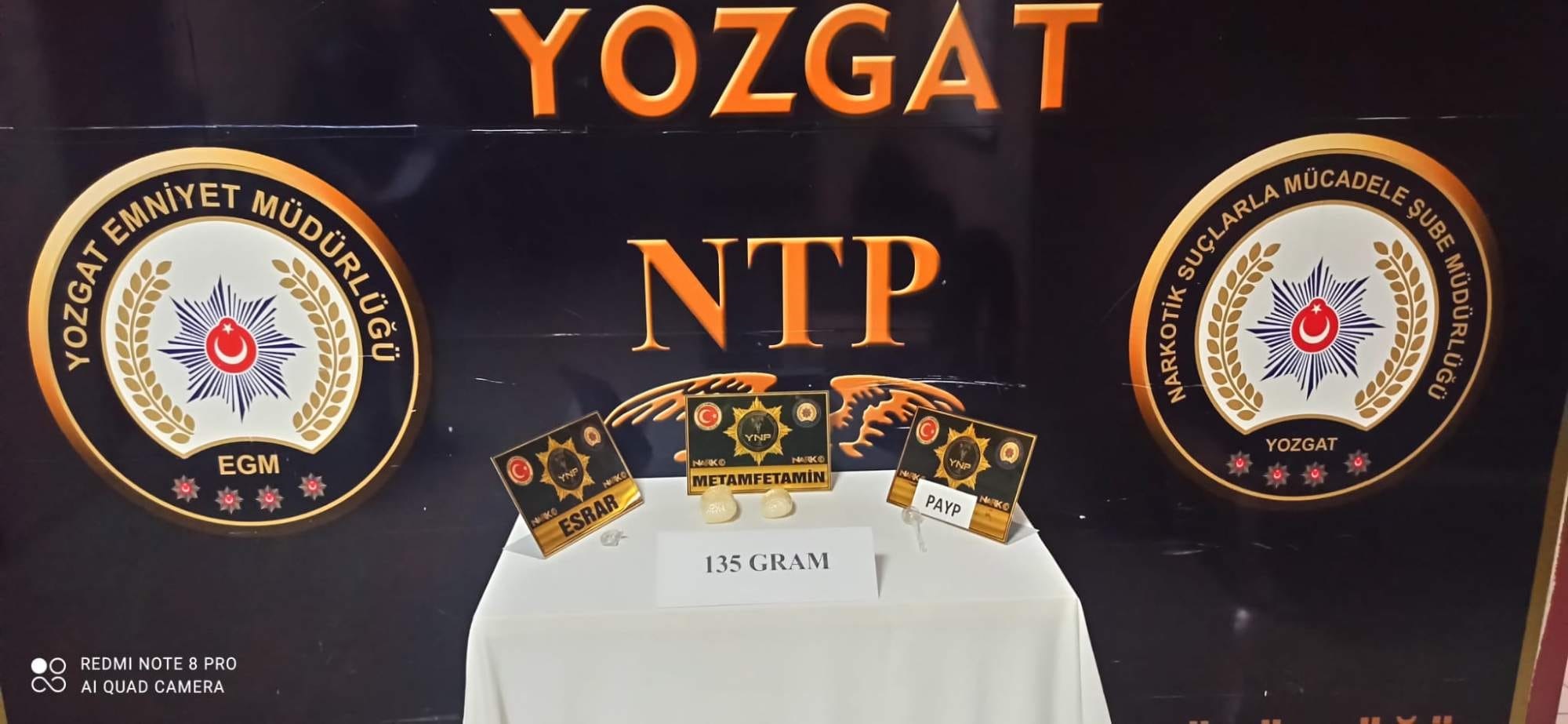 İl Emniyet Müdürlüğü Narkotik Suçlarla Mücadele Şube Müdürlüğü ekipleri tarafından