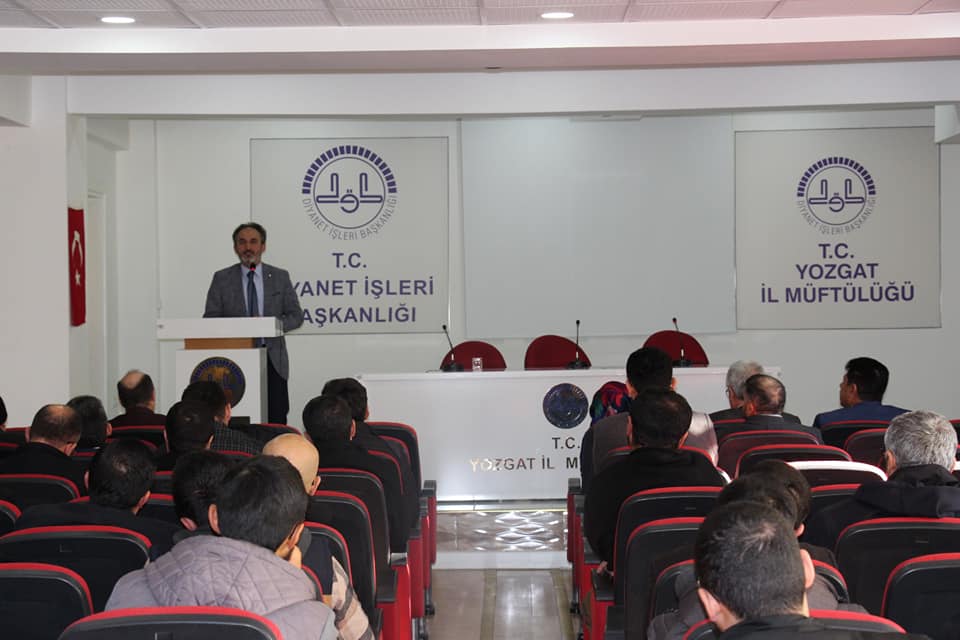 Yozgat İl Müftülüğü Aralık ayı personel toplantısı Bölge Yatılı Kur’an