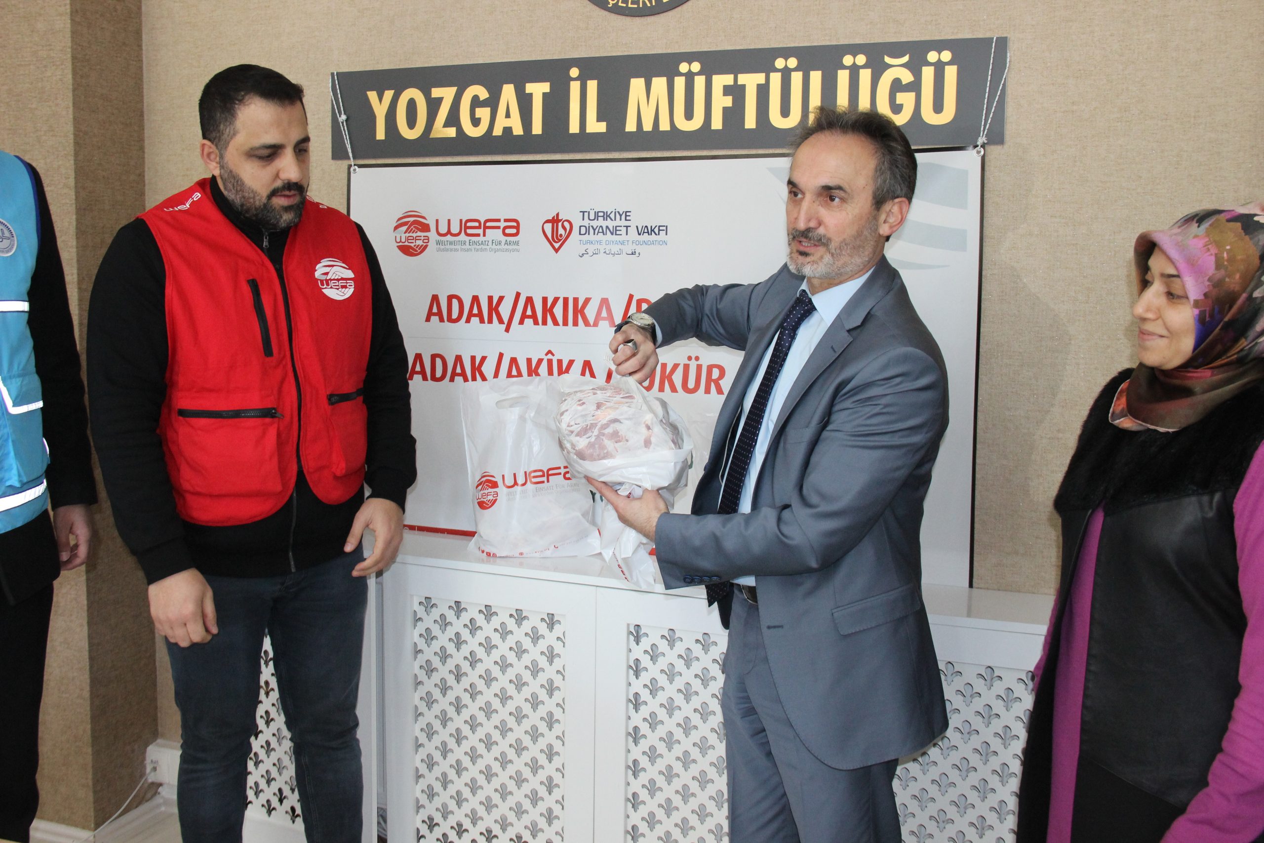 Türkiye Diyanet Vakfı Yozgat Şubesi ile Wefa Uluslararası İnsani Yardım