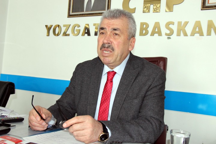 CHP Yozgat İl Başkanı Abdullah Yaşar, Kahramanmaraş merkezli 10 ilimizi