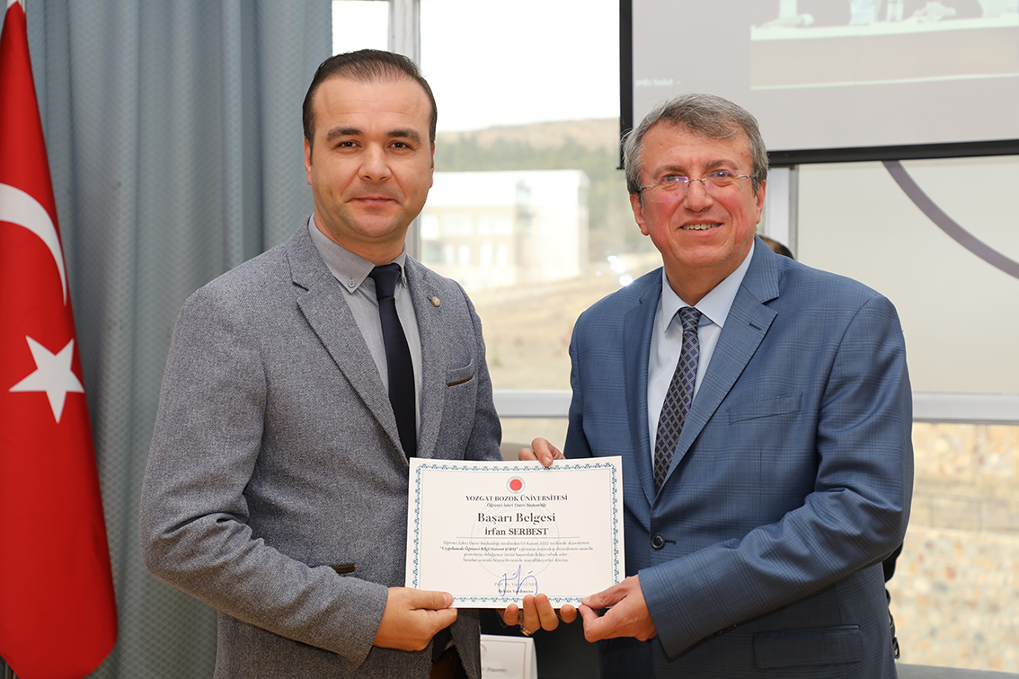 Yozgat Bozok Üniversitesi tarafından geçtiğimiz Kasım ayında düzenlenen “Uygulamalı Öğrenci