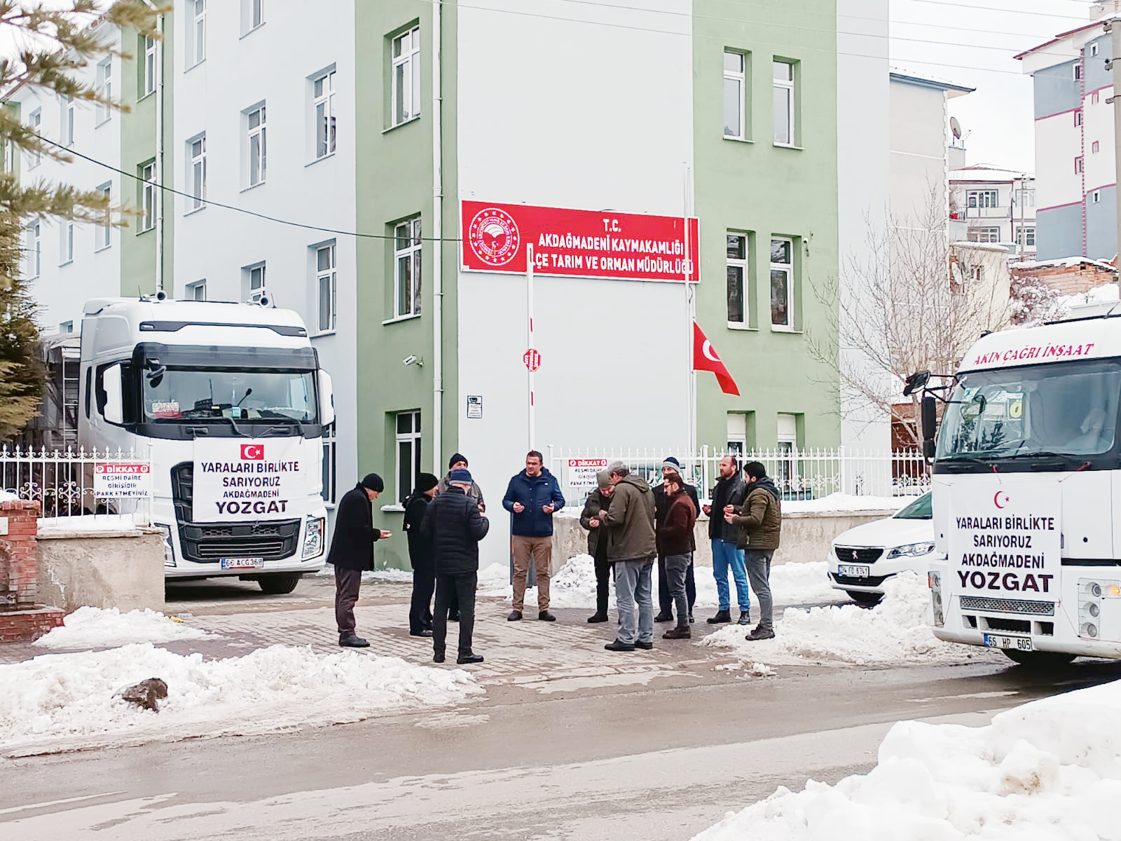 Yozgat’ın Akdağmadeni ilçesinde Tarım ve Orman Müdürlüğü tarafından hazırlanan yemler