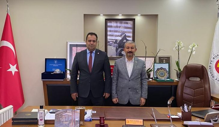 Yozgat Barosu Başkanı Av Muhsin Ayanoğlu, beraberinde yönetim kurulu üyeleri