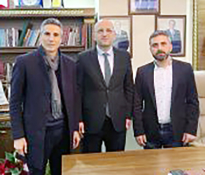 MHP Küçükçekmece İlçe Başkanı Ekrem Sarısoy, parti binasında Yozgatlıları konuk