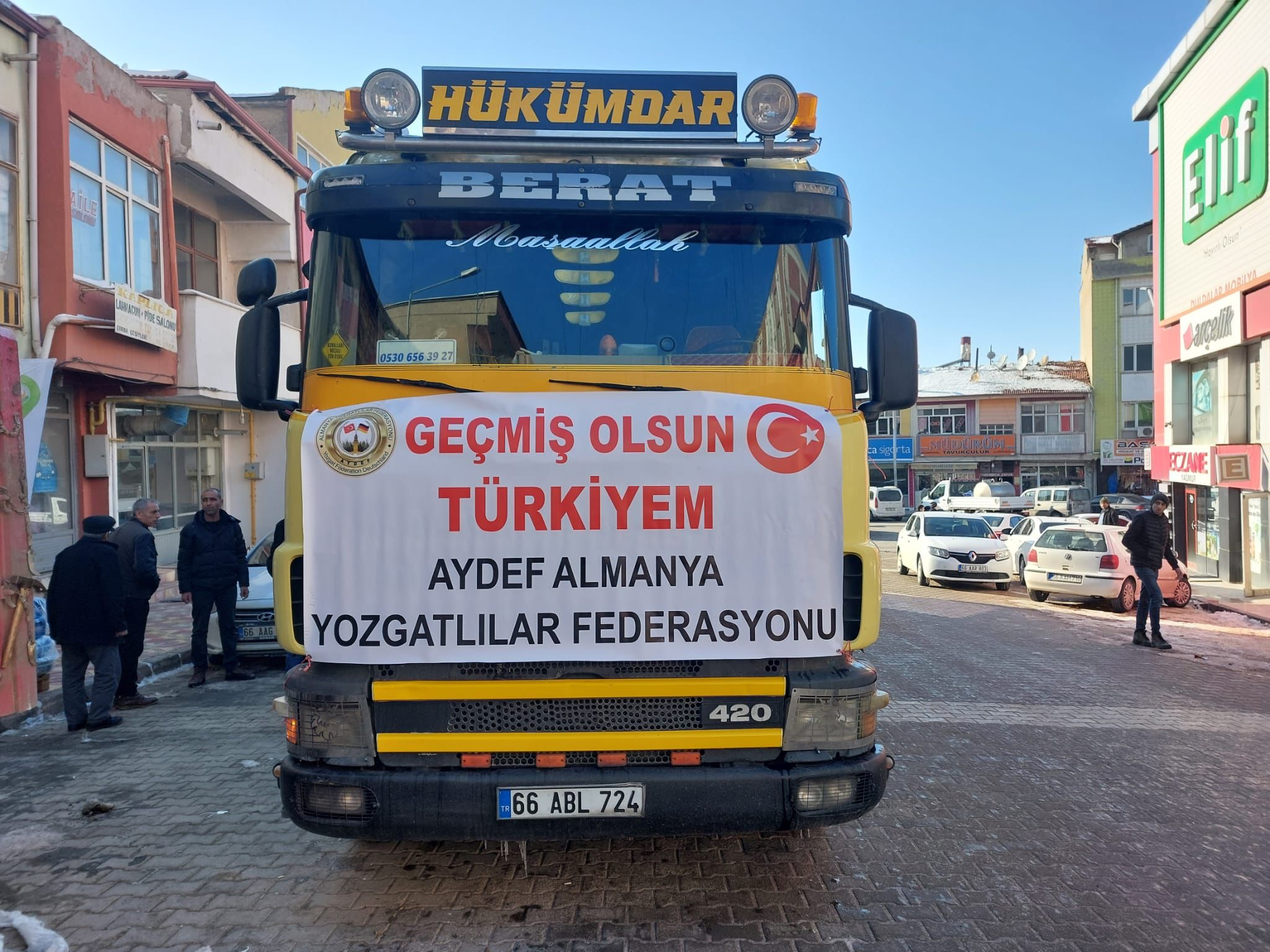 Avrupa ve Almanya'daki AYDEF Yozgatlılar Federasyonu Kahramanmaraş merkezli meydana gelen