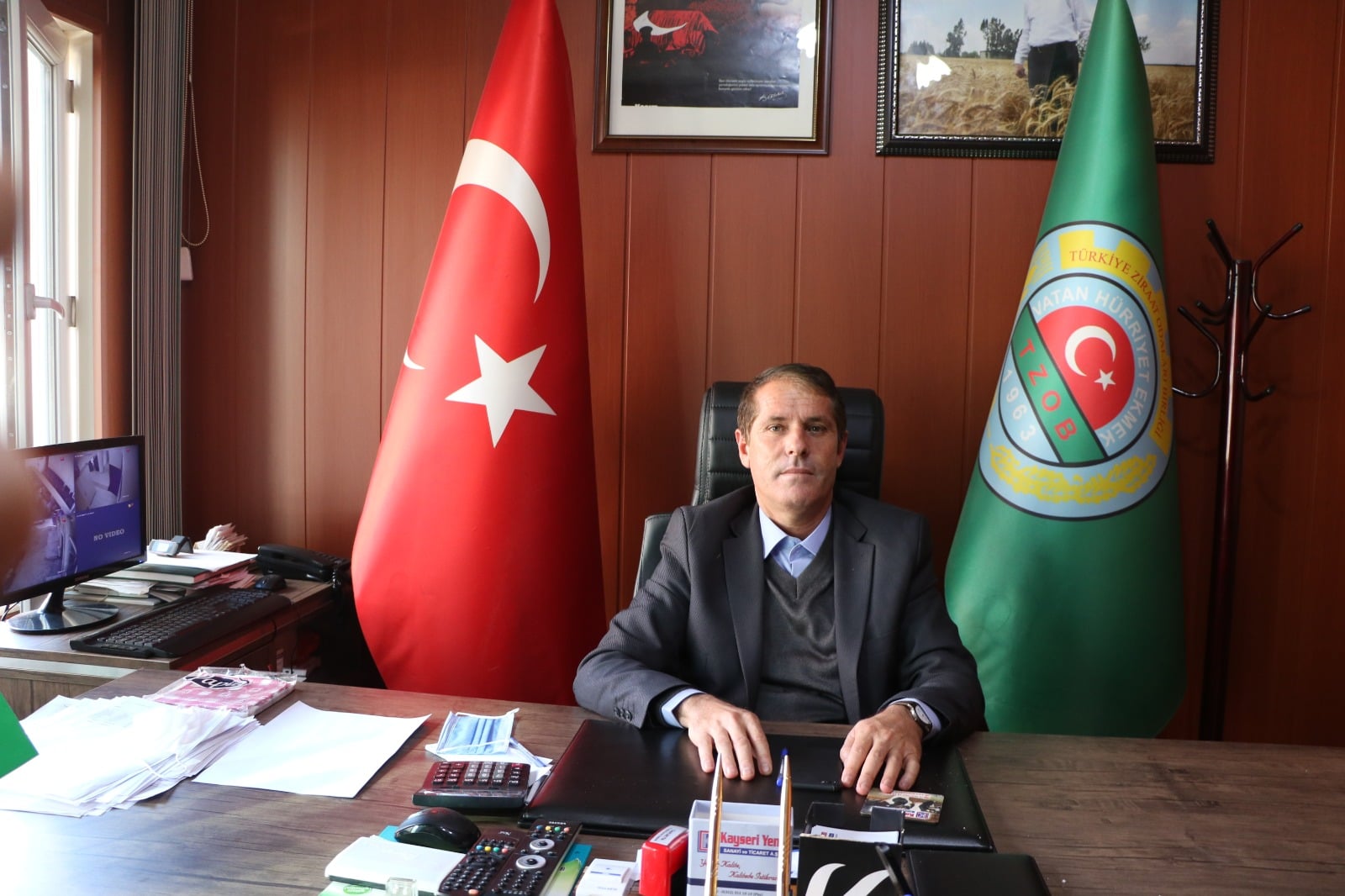 Yozgat’ın Yerköy Ziraat Odası Başkanı Cahit Metin, Ziraat Odası Olağan